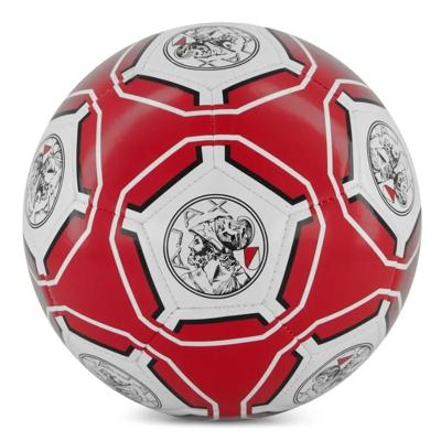 Ajax Voetbal Rood Wit Vlakken Oud Logo Maat 5