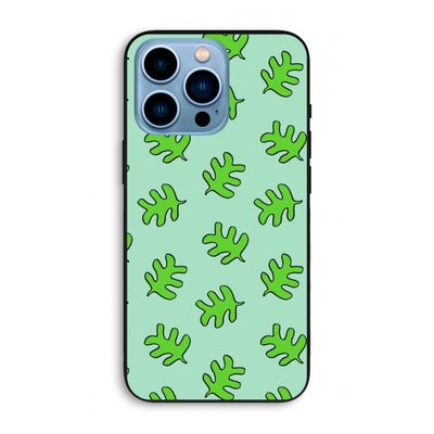 Groene blaadjes: iPhone 13 Pro Max Biologisch afbreekbaar hoesje