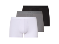 esmara Men 3 Heren boxers (Zwart/grijs/wit, L)