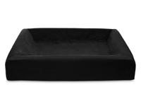 Bia bed royal fluweel hoes hondenmand zwart