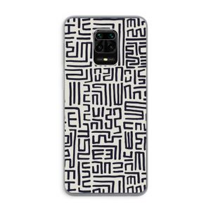 Moroccan Print: Xiaomi Redmi Note 9 Pro Transparant Hoesje
