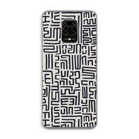 Moroccan Print: Xiaomi Redmi Note 9 Pro Transparant Hoesje
