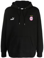 PUMA hoodie à logo imprimé - Noir