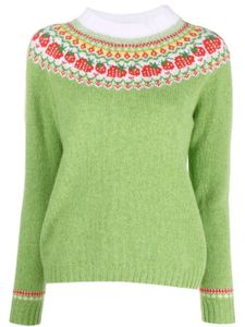 Mackintosh pull Kelsi en maille Fairisle - Vert