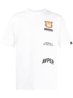 AAPE BY *A BATHING APE® t-shirt à imprimé AAPER - Blanc