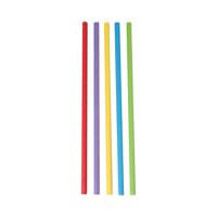 Depa Drinkrietje assorti papier 200x6 mm fsc (250 stuks)