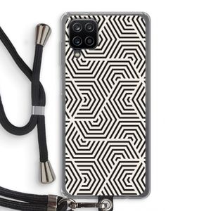 Magic pattern: Samsung Galaxy A12 Transparant Hoesje met koord