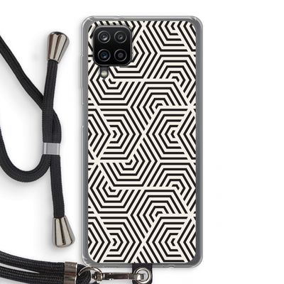 Magic pattern: Samsung Galaxy A12 Transparant Hoesje met koord