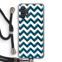 Onderbroken lijn: Samsung Galaxy A32 5G Transparant Hoesje met koord