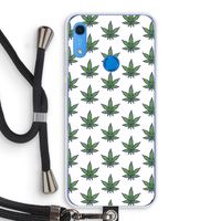 Weed: Huawei Y6s Transparant Hoesje met koord