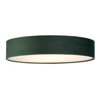 Searchlight PlafondlampDrum Pleat 50cm groen velvet - 23298-3GR