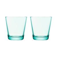 IITTALA - Kartio - Glas 0,21l watergroen set/2