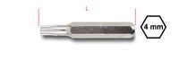 Beta 4-mm bits voor schroeven met Tamper Resistant Torx® profiel 1256RTX 6 - 012560051