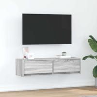 TV-kast met lade Grijs sonoma 100 x 31 x 25,5 cm Bewerkt hout