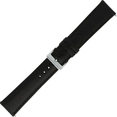 Pex Horlogebandje Stitched Zwart 16mm