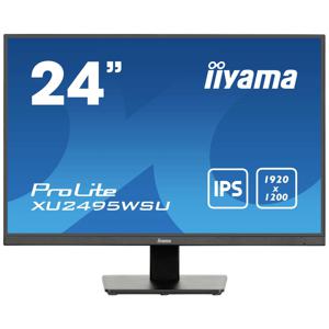 Iiyama ProLite XU2495WSU-B7 LED-monitor Energielabel D (A - G) 61.2 cm (24.1 inch) 1920 x 1080 Pixel 16:10 4 ms HDMI, DisplayPort, Hoofdtelefoon (3.5 mm