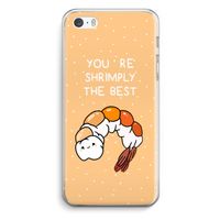 You're Shrimply The Best: iPhone 5 / 5S / SE Transparant Hoesje