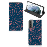 Samsung Galaxy S21 FE Smart Cover Palm Leaves - thumbnail