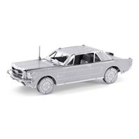 Eureka Metal earth 1965 ford mustang coupe zilver editie
