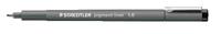 Fineliner staedtler pigment 308 1.0mm zwart