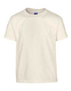 Gildan G5000K Heavy Cotton™ Youth T-Shirt - Natural - XS (140/152)