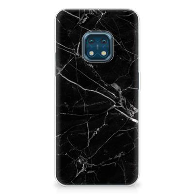 Nokia XR20 | TPU | Siliconen hoesje | Marmer Zwart - Origineel Cadeau Vader