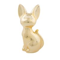 Dieren spaarpot gouden Siamese kat/poes 21 cn Dieren spaarpot gouden Siamese kat/poes 21 cn