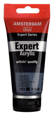Royal Talens Amsterdam Expert Series Acrylverf Tube 75 ml - Ivoorzwart 701