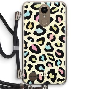 Leopard pattern: LG K10 (2017) Transparant Hoesje met koord
