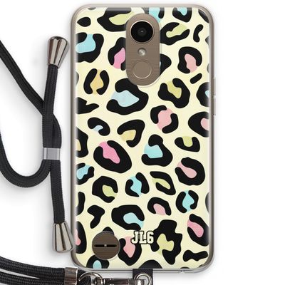 Leopard pattern: LG K10 (2017) Transparant Hoesje met koord