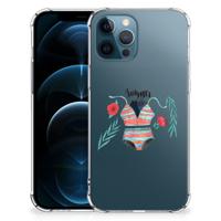 iPhone 12 | 12 Pro Stevig | Bumper Hoesje | Boho Summer