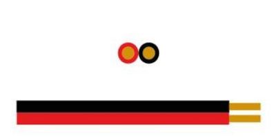 Enzo Luidsprekersnoer 2 x 0,5 gmm rood/zwart - 1394519
