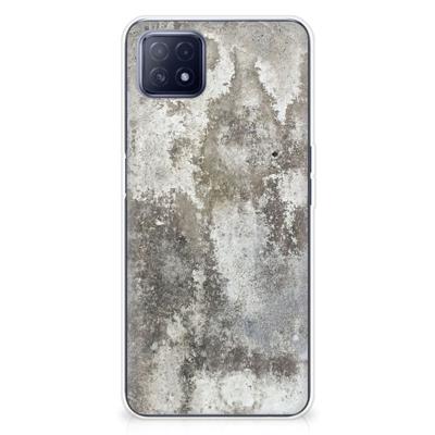 OPPO A53 5G | OPPO A73 5G | TPU | Siliconen hoesje | Beton Print