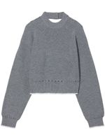 Proenza Schouler White Label pull Cashfeel à découpes - Gris - thumbnail