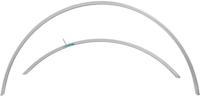 Curana spatbordset "clite" fender set c-lite,28",55mm,sil.
