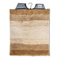 Bidetmat 50 x 60 cm regenboog beige wit