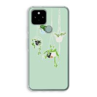 Hang In There: Google Pixel 5 Transparant Hoesje