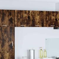 Hangkast Riga Gerookte Eik en Wit 40 x 31 x 40 cm Bewerkt hout Hangkast Riga Gerookte Eik en Wit 40 x 31 x 40 cm Bewerkt hout