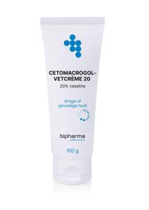 Bipharma Cetomacrogol-vetcreme 20 losse tube