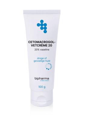 Bipharma Cetomacrogol-vetcreme 20 losse tube