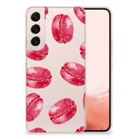 Samsung Galaxy S22 | Siliconen Case | Pink Macarons