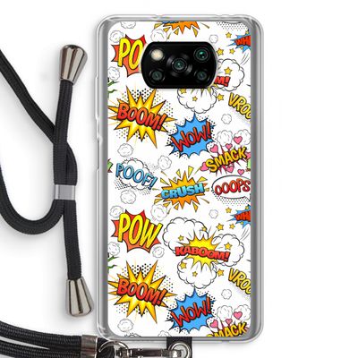 Pow Smack: Xiaomi Poco X3 NFC Transparant Hoesje met koord