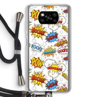 Pow Smack: Xiaomi Poco X3 NFC Transparant Hoesje met koord