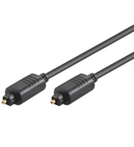 Toslink M/Toslink M - 5mm - fiber optische kabel - fiber optic cable - audio kabel - 1.5 meter
