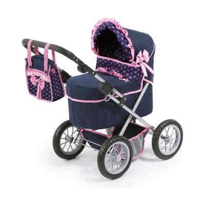 Poppenwagen Reig 45 cm Marineblauw