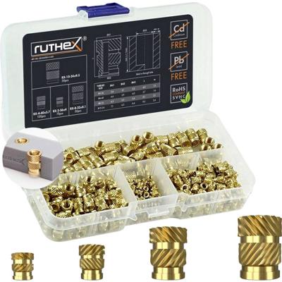 ruthex Schroefdraadinzet #2-56/#4-40/#8-32/#10-24 UNC GE-KASTEN-U-001