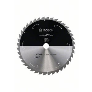 Bosch Accessories Bosch Power Tools 2608837741 Hardmetaal-cirkelzaagblad 305 x 30 mm Aantal tanden: 40 1 stuk(s)