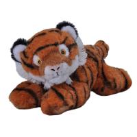Wild Republic tijger knuffel - 25 cm - pluche - knuffeldieren - wilde dieren knuffels