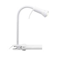 Brilliant Witte bureaulamp Flex met klem 24705T05