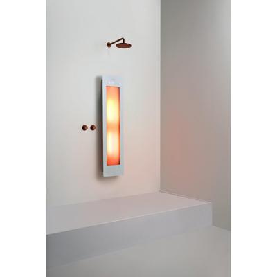 Sunshower Round Medium One infrarood opbouw incl. Wandbeugel 140x33x12cm White M0500-M0101-SML0700